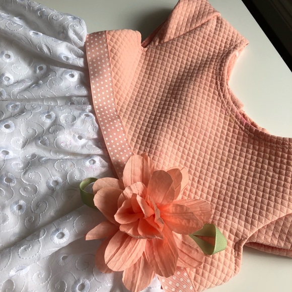 2T Girls: Flower Spring Dress - Picture 2 of 5